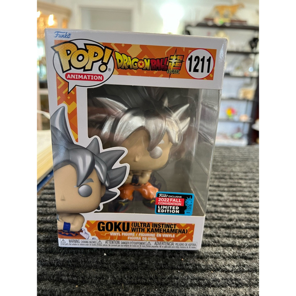 Funko Pop! Dragon Ball Z Super Goku Ultra Instinct #1211 Limited Edition - Picture 1 of 12